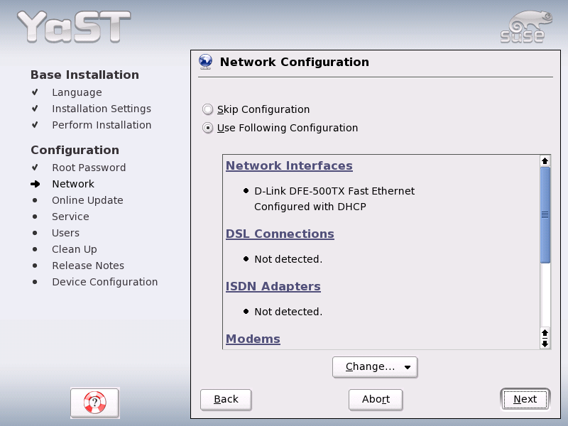 Configuring the Network Devices