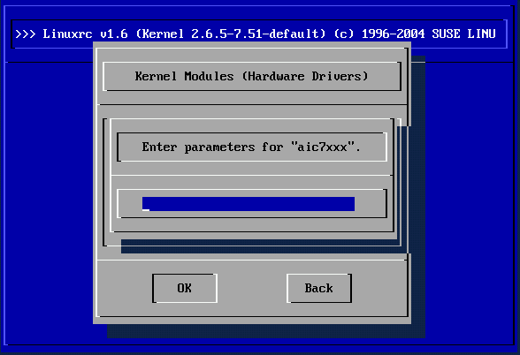 Entering Parameters for a Module