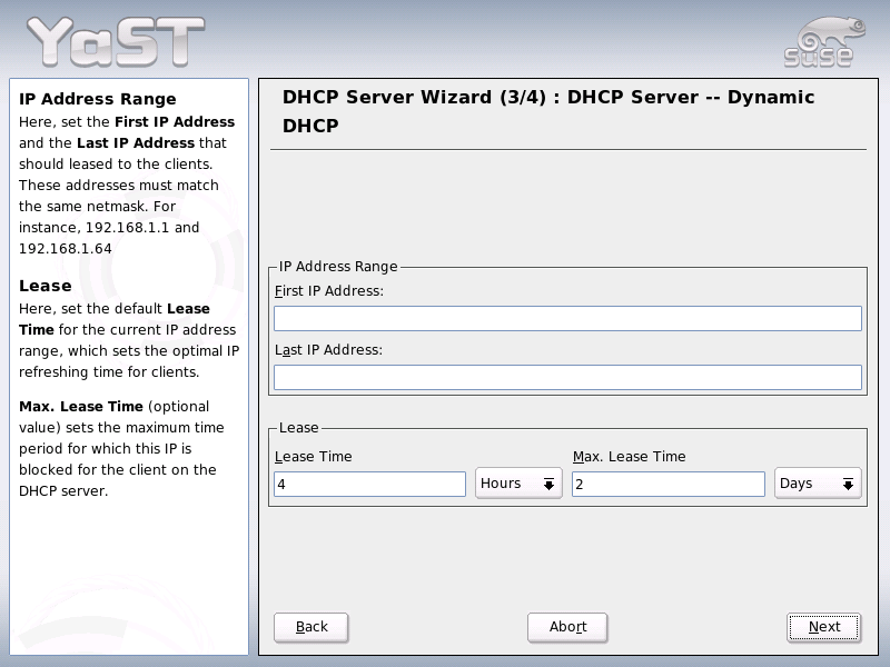 DHCP Server: Dynamic DHCP